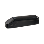 Rad electric bike battery, a long black component with a keyhole. 