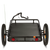 Rear view of the Rad Trailer, showing the rear reflectors for enhanced visibility.