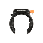 Rad fat tire wheel lock, which mounts to select ebike frames